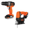 Набір з двох інструментів BLACK+DECKER BDCK122S1S LP25922 - № 1 Набір з двох інструментів BLACK+DECKER BDCK122S1S Black+Decker - № 1