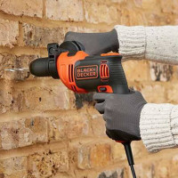 Дрель сетевая ударная BLACK+DECKER BEH710  - фото № 3