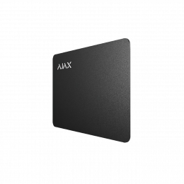 Захищена безконтактна картка для клавіатури AJAX Pass - 10 шт. (black)