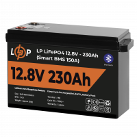 Акумулятор LP LiFePO4 12V (12,8V) - 230 Ah (2944Wh) (Smart BMS 150А) з BT пластик  - фото № 3