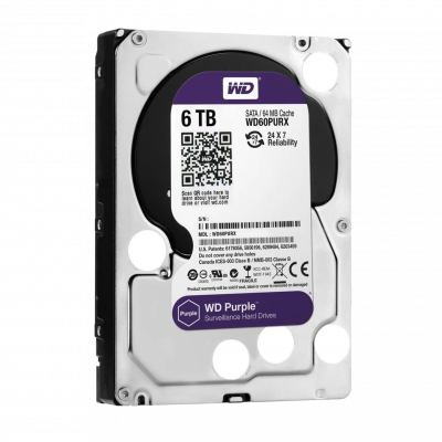 Жорсткий диск Western Digital 6TB Purple (WD60PURX) - зображення 1