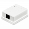 Розетка RJ-45 1-порт кат.5е FTP LP-212 (білий) LogicPower - № 1