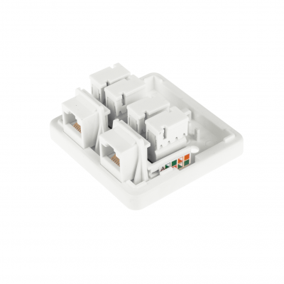 Розетка RJ-45 2-порта кат.5Е UTP LP-114