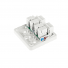 Розетка RJ-45 2-порта кат.5е UTP LP-114 - зображення 3