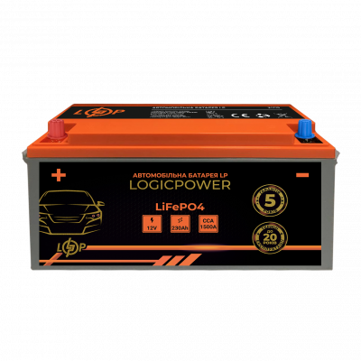 Автомобільний літієвий акумулятор LP LiFePO4 12V - 230 Ah (+ зліва) BMS 1500А - изображение 2
