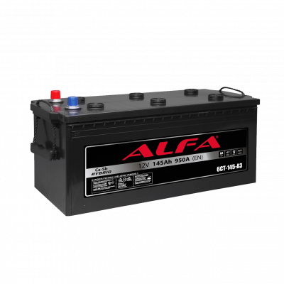 Акумулятор авто Мегатекс ALFA 6СТ-145-АЗ (лев) ТХП 950 - изображение 1