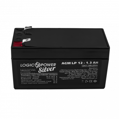 Акумулятор AGM LP 12V - 1.3 Ah Silver - зображення 2
