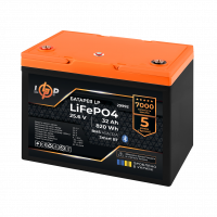 Акумулятор LP LiFePO4 25,6V - 32 Ah (820Wh) (BMS 40A/32А) пластик Smart BT  - фото № 2