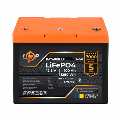 Комплект резервного живлення LogicPower B1500 + літієва (LiFePO4) батарея 1280Wh