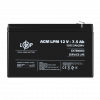 Акумулятор AGM LPM 12V - 7.5 Ah  LogicPower - № 1