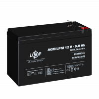 Аккумулятор AGM LPM 12V - 9 Ah  - фото № 4