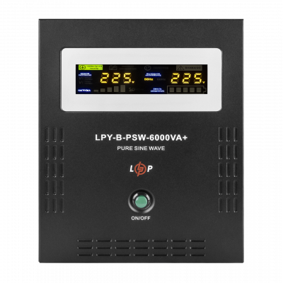 Комплект резервного живлення LP (LogicPower) ДБЖ + гелева батарея (UPS B6000 + АКБ GL 5760W) - зображення 2