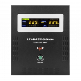 ДБЖ з правильною синусоїдою 48V LPY-B-PSW-6000VA+(4200Вт)10A/20A