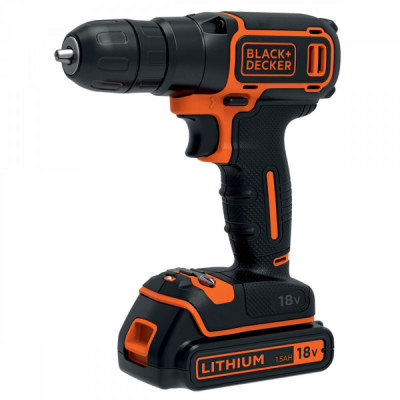 Дриль-шурупокрут акумуляторний BLACK+DECKER BDCD - зображення 1