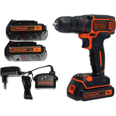 Дриль-шурупокрут акумуляторний BLACK+DECKER BDCD - зображення 2