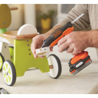 Пістолет клейовий акумуляторний BLACK+DECKER BDCGG12N  - фото № 4