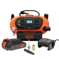 Компрессор автомобильный аккумуляторный BLACK+DECKER BDCINF18N  - фото № 2