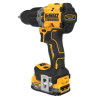 Дрель-шуруповёрт аккумуляторная бесщёточная ударная DeWALT DCD805E1T - № 5