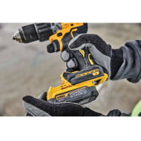 Дрель-шуруповёрт аккумуляторная бесщёточная ударная DeWALT DCD805E1T  - фото № 6