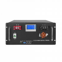 Акумулятор LP LiFePO4 48V (51,2V) - 100 Ah (5120Wh) (Smart BMS 100A) з LCD RM , Атикул LP20330 |  купить на VILKI.NET - фото № 1
