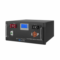 Акумулятор LP LiFePO4 48V (51,2V) - 100 Ah (5120Wh) (Smart BMS 100A) з LCD RM  - фото № 2