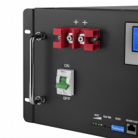 Акумулятор LP LiFePO4 48V (51,2V) - 100 Ah (5120Wh) (Smart BMS 100A) з LCD RM  - фото № 5