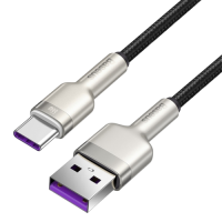 Кабель Baseus Cafule USB 2.0 to Type-C 66W 1M Чорний (CAKF000101)  - фото № 2