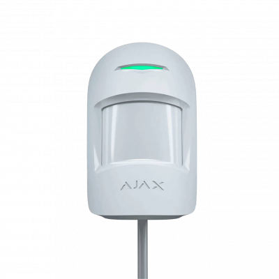 Проводной датчик движения для помещений AJAX MotionProtect Fibra (white)