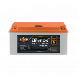 Акумулятор LP LiFePO4 12,8V - 230 Ah (2944Wh) (BMS 150A/75A) пластик