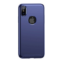 Чехол Baseus для iPhone X/Xs Soft Case Blue (WIAPIPHX-SJ03) , Атикул LP16457 |  купить на VILKI.NET - фото № 1