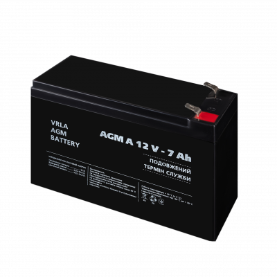 Акумулятор для сигналізації AGM А 12V - 7 Ah