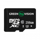 Карта пам'яті GreenVision microSDXC 256GB Class10 (без адаптера)