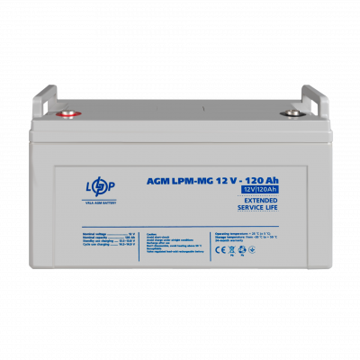 Акумулятор мультигелевий LPM-MG 12V - 120 Ah - изображение 2