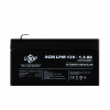 Акумулятор AGM LPM 12V - 1.3 Ah  LogicPower - № 1