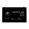 Аккумулятор AGM LPM 6V - 12 Ah  LogicPower - № 1