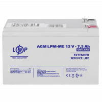 Акумулятор мультигелевий LPM-MG 12V - 7.5 Ah  - фото № 3