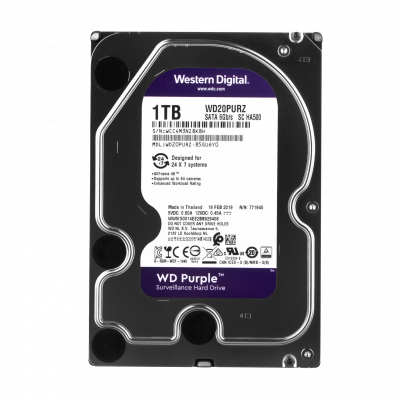 Жорсткий диск Western Digital 1TB Purple (WD10PURZ) - зображення 1