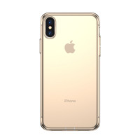 Чехол Baseus для iPhone Xs Max Simplicity Прозрачный Золотой (ARAPIPH65-A0V)  - фото № 8