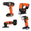 Набір з чотирьох інструментів BLACK+DECKER BDCK123S2S  Black+Decker - № 1