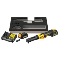 Гайковерт угловой - трещётка аккумуляторный бесщёточный DeWALT DCF510E2G  - фото № 5