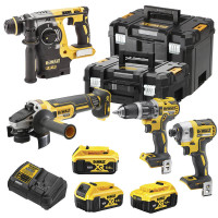 Набір з чотирьох інструментів безщіткових DeWALT DCK422P3T , Атикул LP28735 |  купить на VILKI.NET - фото № 1