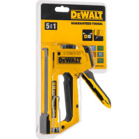 Степлер MULTI TACKER 5 в 1 скобы тип A, G, H, 6-14мм, гвозди J 12, 15 мм DeWALT DWHT0-TR510  - фото № 4