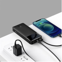 Зовнішній акумулятор Baseus Bipow Digital 15W 20000mAh Чорний (PPDML-J01) (Колір Черный) - фото № 5