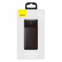Зовнішній акумулятор Baseus Bipow Digital 15W 20000mAh Чорний (PPDML-J01) (Колір Черный) - фото № 6