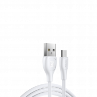 Кабель Remax Lesu Pro USB 2.0 to microUSB 2.1A 1M Белый (RC-160m-w) , Атикул LP20442 |  купить на VILKI.NET - фото № 1