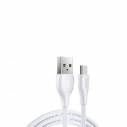 Кабель Remax Lesu Pro USB 2.0 to microUSB 2.1A 1M Белый (RC-160m-w)
