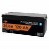 Акумулятор LP LiFePO4 25,6V - 120 Ah (3072Wh) (Smart BMS 100А) з BT пластик для ДБЖ