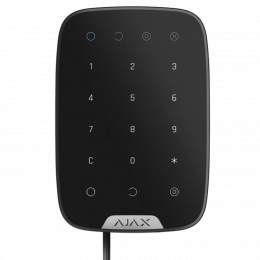 Дротова сенсорна клавіатура AJAX KeyPad Fibra (black)