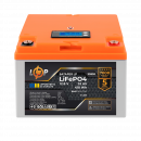 Акумулятор LP LiFePO4 12,8V - 32 Ah (410Wh) (BMS 50А/25A) пластик LCD для ДБЖ