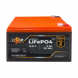 Акумулятор LP LiFePО4 12,8V - 9 Ah (115,2Wh)
